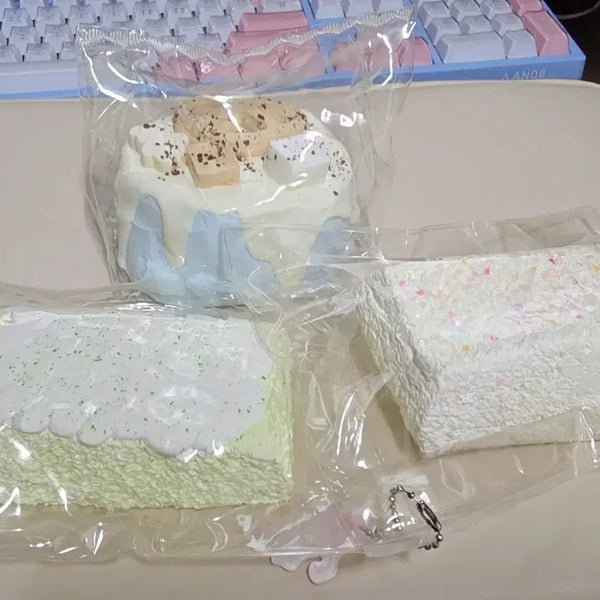 [BUNJANG] Juanmi (주안미) Meringue 'Boseok Bar Cake' Dessert Toy Bundle Set / juanmi 주안미 말랑이 일괄 판매 보석바 케이크 디저트