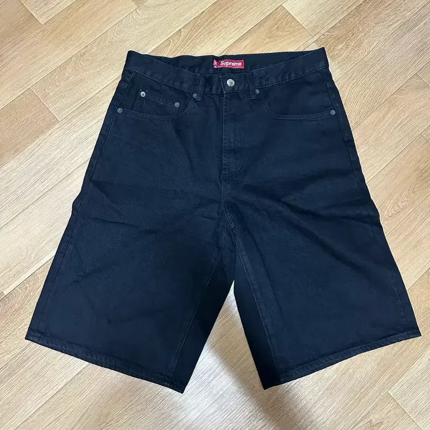 [BUNJANG] Supreme Black Denim Shorts Size 30 / 슈프림 블랙 데님 청반바지
