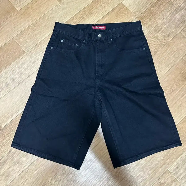 [BUNJANG] Supreme Black Denim Shorts Size 30 / 슈프림 블랙 데님 청반바지