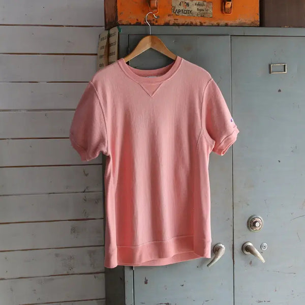 [BUNJANG] Champion Reverse Weave Short Sleeve Sweatshirt (Men's L) / (착용컷) Champion 리버스 위브 반팔 스웻 셔츠 (남성용 100)