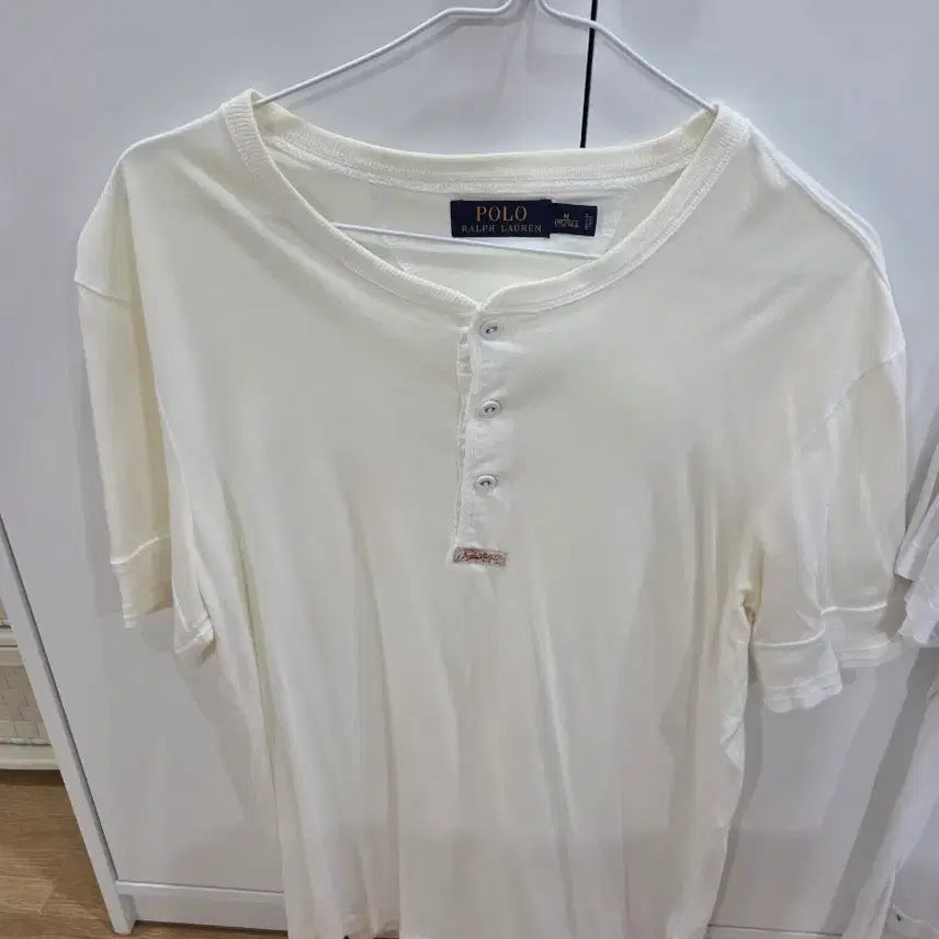 [BUNJANG] Polo Ralph Lauren White T-shirt Bundle Set (2 pcs) / 폴로 랄프로렌 반팔 흰색 티셔츠 외 티셔츠 1개(총 2벌) 일괄