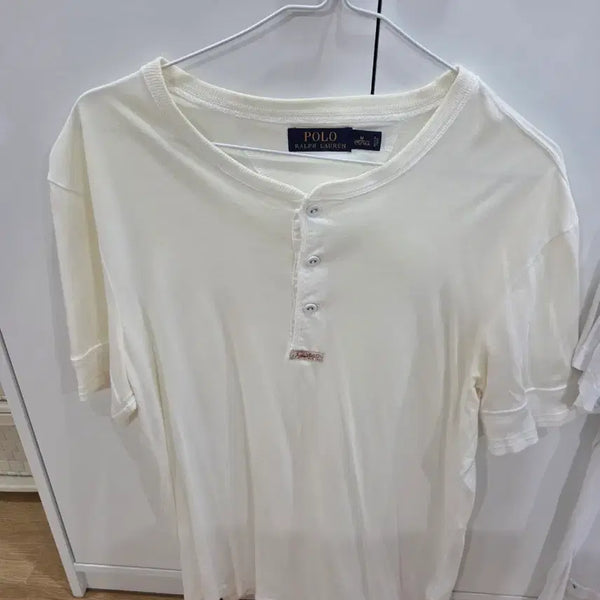 [BUNJANG] Polo Ralph Lauren White T-shirt Bundle Set (2 pcs) / 폴로 랄프로렌 반팔 흰색 티셔츠 외 티셔츠 1개(총 2벌) 일괄