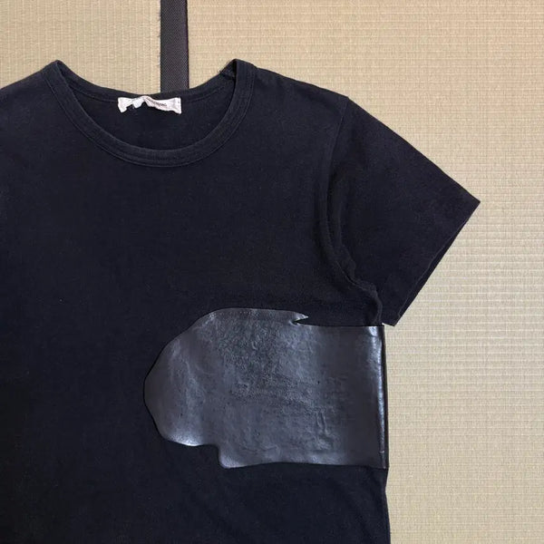 [BUNJANG] Comme des Garçons Rubber Patch Short Sleeve T-Shirt / 꼼데가르송 라버 패치 반팔 티셔츠