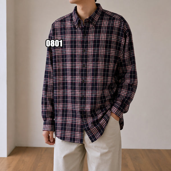 [BUNJANG] Eddie Bauer Vintage Button-Down Check Shirt / L 에디바우어 빈티지 버튼다운 체크 셔츠