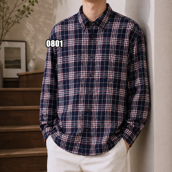 [BUNJANG] Eddie Bauer Vintage Button-Down Check Shirt / L 에디바우어 빈티지 버튼다운 체크 셔츠