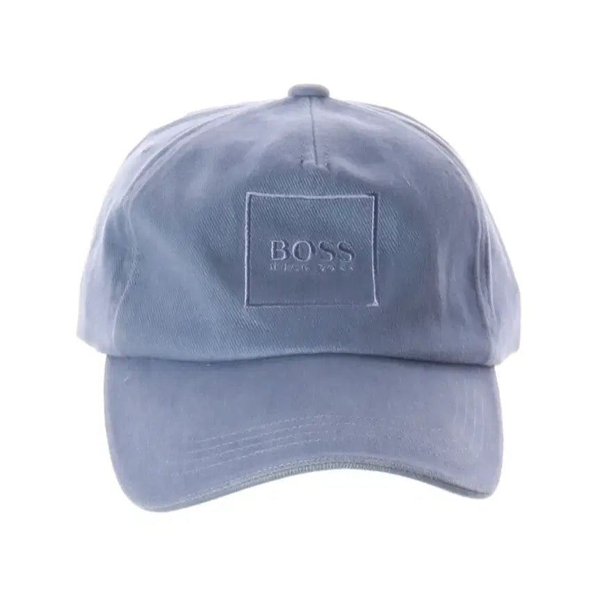 [BUNJANG] Hugo Boss Logo Patch Cotton Baseball Cap Blue / 휴고 보스 로고 패치 코튼 볼캡 블루