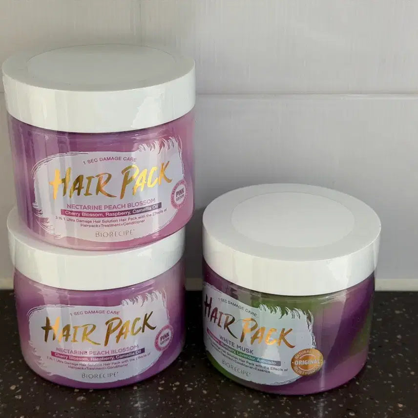 [BUNJANG] BioRecipe Hair Pack (White Musk, Nectarine Peach Blossom) / 하루공구) 바이오레시피 헤어팩