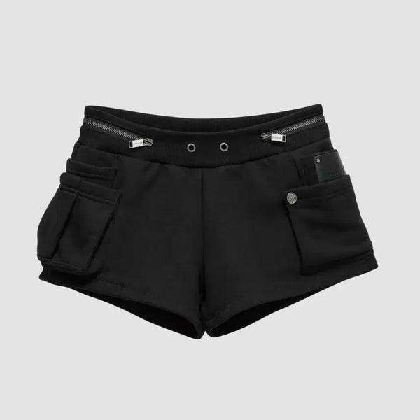 [BUNJANG] Eto Eto Two-Zipper Short Pants / 에트오소메 투지퍼 숏팬츠