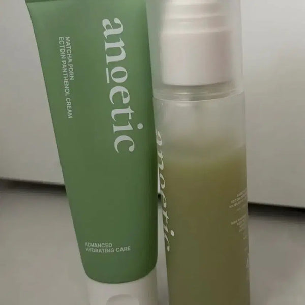 [BUNJANG] Anettic Matcha Panthenol Cream + Toner Mist Set / 아노에틱 말차 판테놀 크림 + 토너미스트