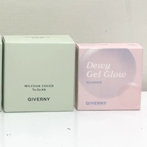 [BUNJANG] Givery Close-Fit Cover Cushion To-Go Kit & Dewy Gel Glow Blusher / ₩5,600~ 지베르니 밀착 커버 쿠션 투고 키트 글로우 블러셔