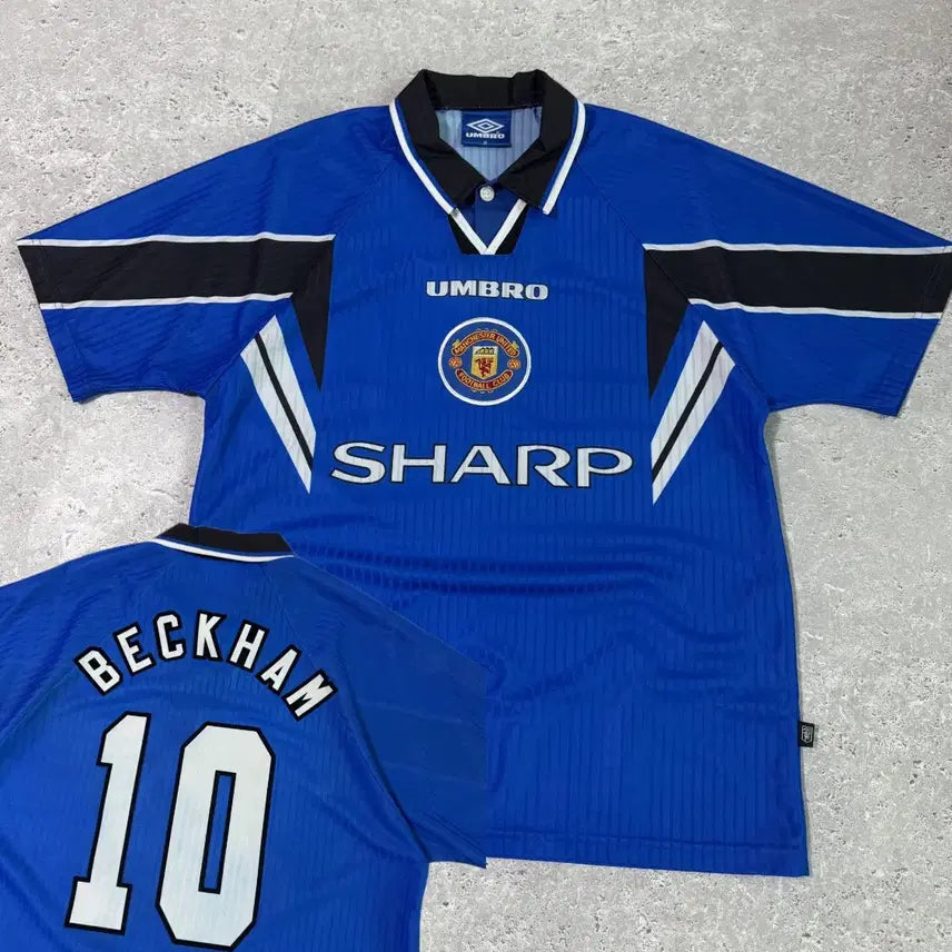 [BUNJANG] Umbro 96-98 Manchester United Third Jersey Beckham #10 / 엄브로 96-98 맨체스터 유나이티드 써드 유니폼 반팔 No.10 베컴
