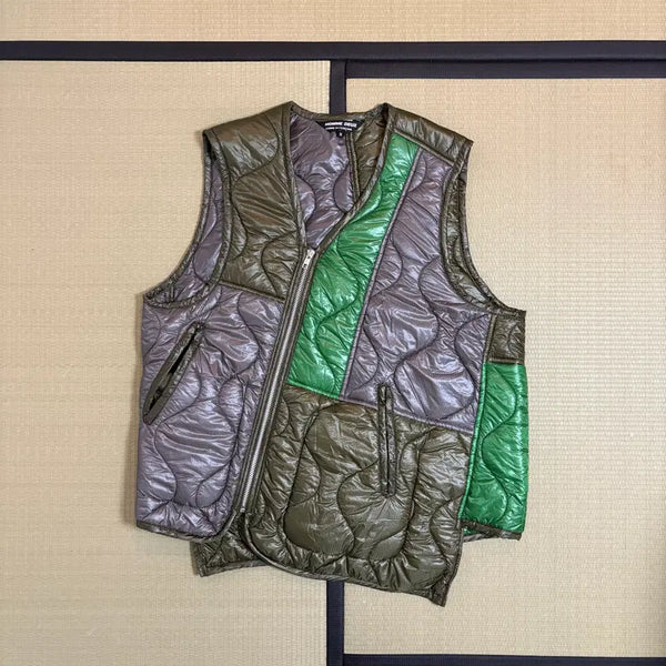 [BUNJANG] Comme des Garçons Homme Deux 25AW Patchwork Quilting Vest / 꼼데가르송 옴므 듀스 25aw 패치워크 퀄팅 베스트