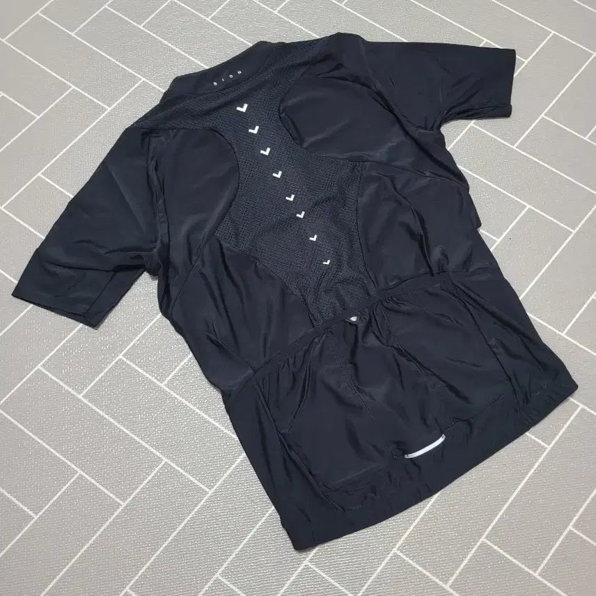 [BUNJANG] RION Cycling Jersey Short Sleeve Black XL / 2회착) RION 리온 사이클링 져지 반팔 블랙 XL