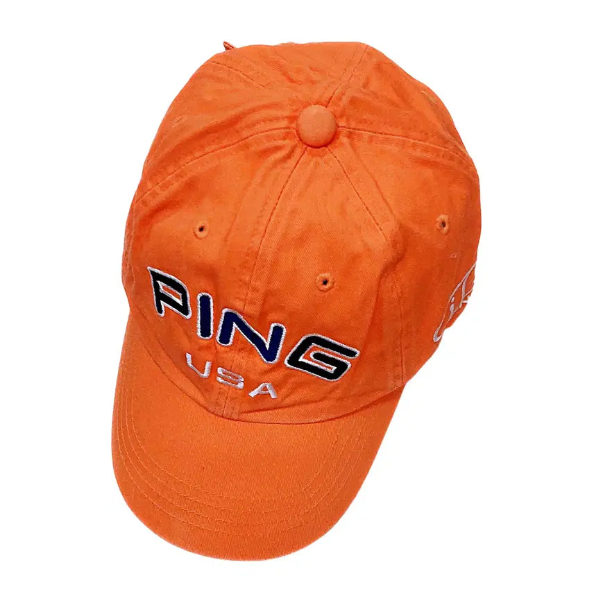[BUNJANG] PING Sporty Baseball Cap Orange / 핑 스포티한 야구모자 58 오렌지 16927