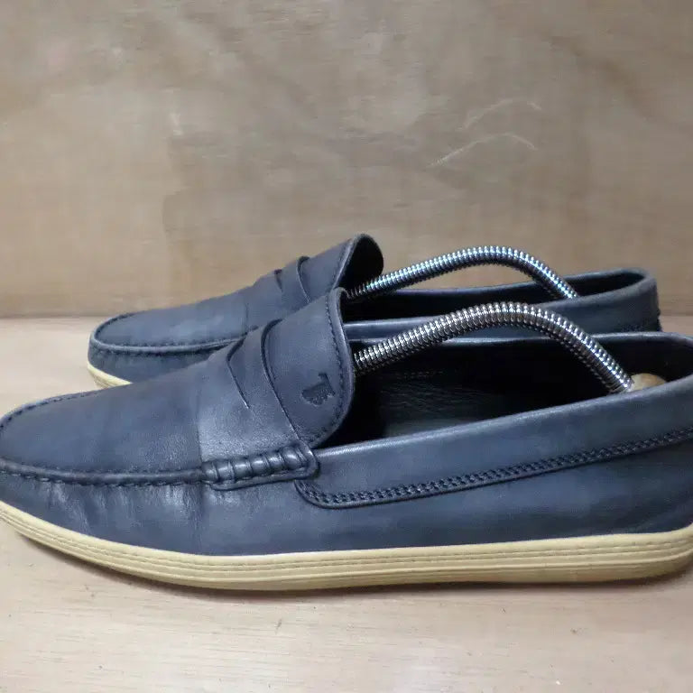 [BUNJANG] Tod's Driving Shoes Loafers Navy Leather Size 7.5 / 후루룩구제3 260 토즈 드라이빙슈즈 구두 로퍼 7.5 네이비260820