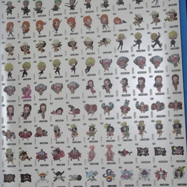 [BUNJANG] One Piece Character Tti-bbu-seal Set / 원피스 띠부씰 캐릭터 세트