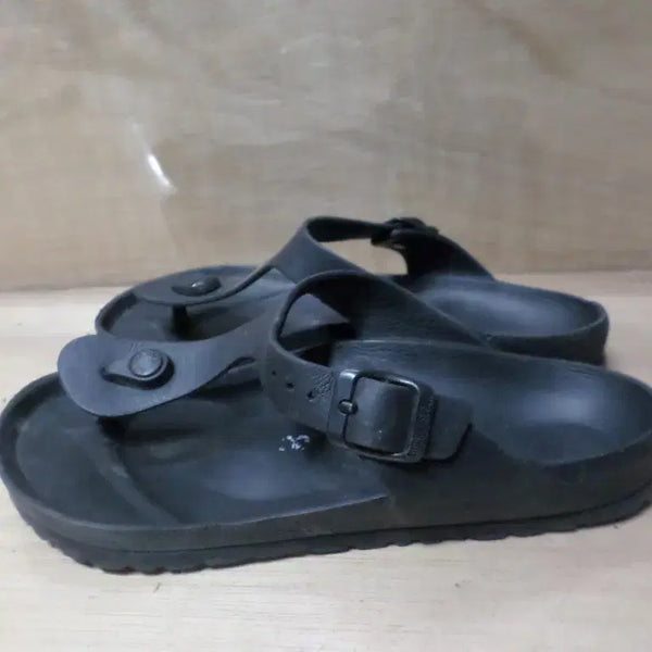 [BUNJANG] Birkenstock Gizeh Eva Black Sandals / 후루룩구제3 240 버켄스탁 지제 에바 블랙 조리 슬리퍼 260820