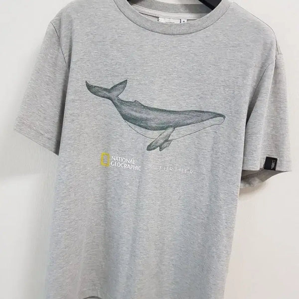 [BUNJANG] National Geographic Women's Round Neck T-Shirt / 내셔널지오그래픽 정품 여성 라운드티셔츠