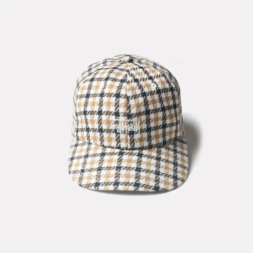 [BUNJANG] Stussy Check Pattern Baseball Cap / 스투시볼캡 [STUSSY]_2849