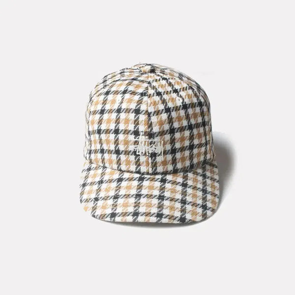 [BUNJANG] Stussy Check Pattern Baseball Cap / 스투시볼캡 [STUSSY]_2849