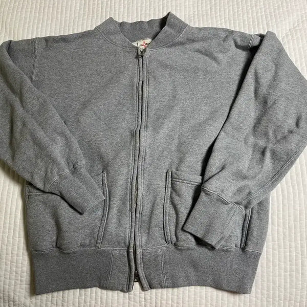 [BUNJANG] Two Moon Sweat Jacket Gray Size 42/44 / 투문 스웻자켓 그레이 42/44