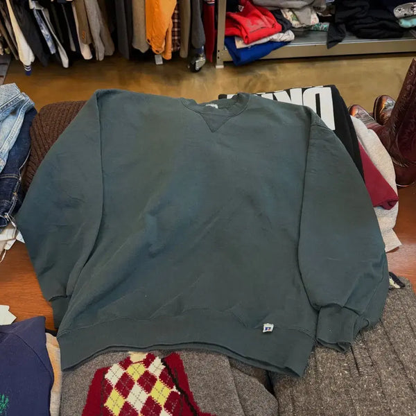 [BUNJANG] 90s Russell Athletic Made in USA XL Sweatshirt / 90S 러셀 블랭크 MADE IN USA XL 스웻셔츠