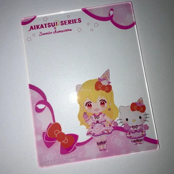 [BUNJANG] Aikatsu! Ichigo Acrylic Card Sanrio Edition / 아이카츠 아이엠스타 산리오 이치고 아크릴 카드