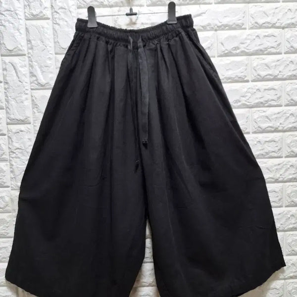 [BUNJANG] Cotton Linen Blend Wide Baggy Pants / 멋스러운 면.마 와이드 배기팬츠
