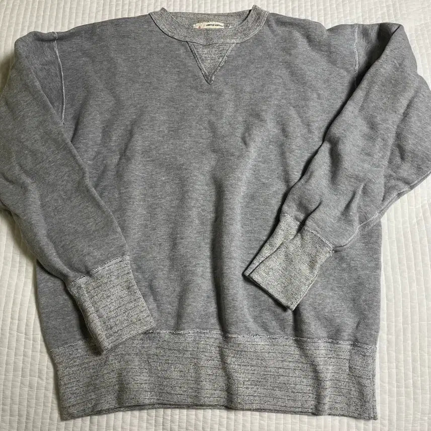 [BUNJANG] Two Moon Sweatshirt Grey 42/44 / 투문 스웻셔츠 그레이 42/44