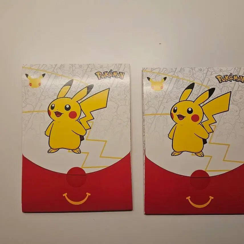 [BUNJANG] Pokemon 25th Anniversary McDonald's North America Pack Set / 포켓몬스터 맥도날드 팩 25주년 북미 2개