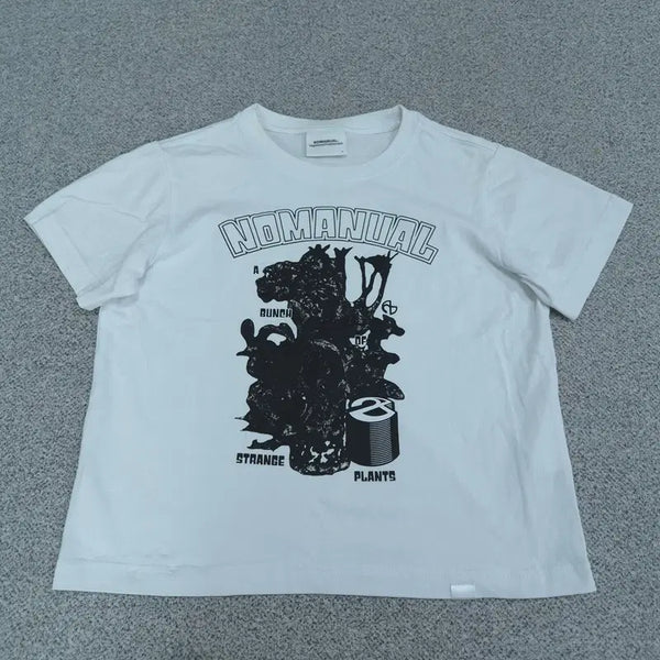 [BUNJANG] 90s No Manual Short Sleeve T-Shirt / 90(S) 노매뉴얼 반팔 티 | 0820B23
