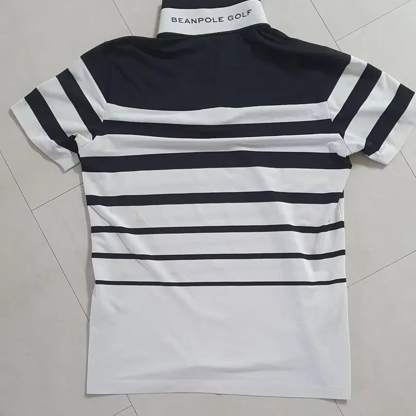 [BUNJANG] Beanpole Golf Signature Stripe Short-Sleeve Polo Shirt / 빈폴 골프웨어, 골프책, 빈폴반팔