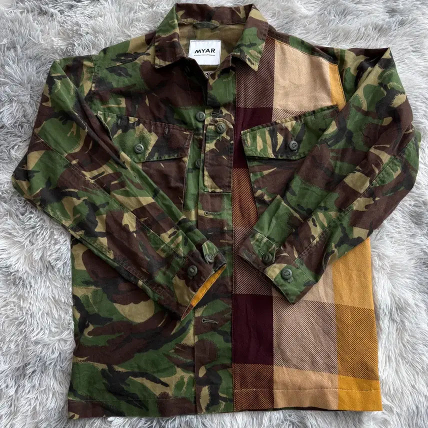 [BUNJANG] MYAR Reworked Military Shirt Jacket / (무배)MYAR 마이어 리워크 셔츠자켓 정품