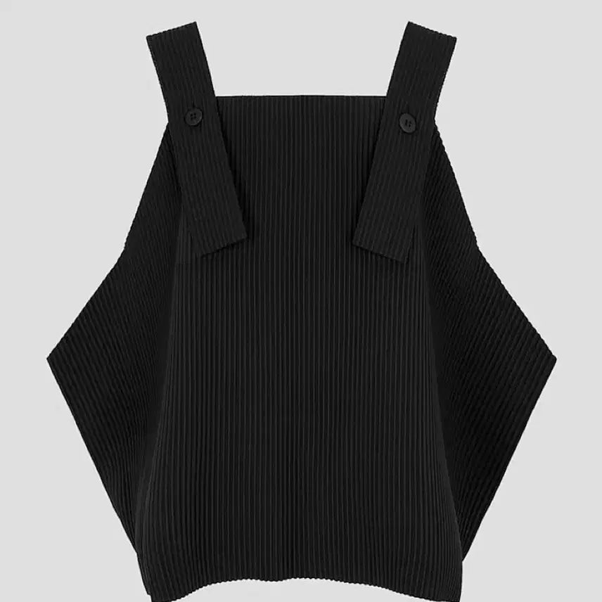 [BUNJANG] ME ISSEY MIYAKE Belted Pleats Top Black / 새상품 미 이세이미야케 벨트 플리츠 탑 블랙 플리츠플리즈