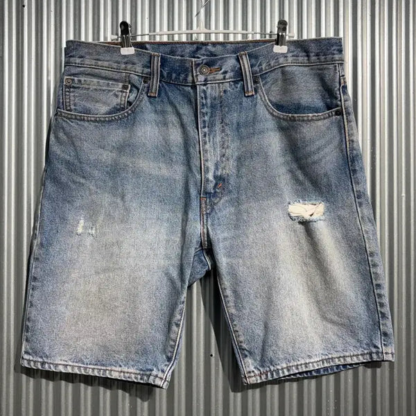 [BUNJANG] Levi's 505C Washed Denim Shorts Light Blue W36 / [W36] 리바이스 LEVI'S 505C 워싱 데님 반바지 라이트블루 4.5