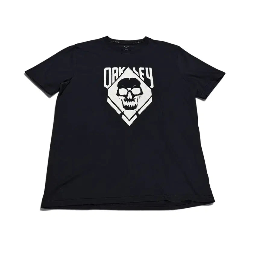 [BUNJANG] Oakley Black Skull Short Sleeve T-Shirt XL / XL 오클리 OAKLEY 블랙 스컬 반팔티