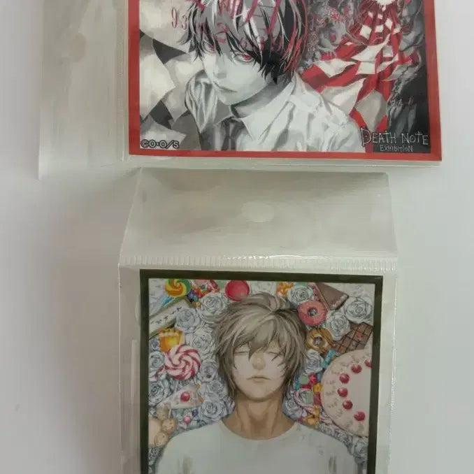 [BUNJANG] Death Note Original Exhibition Sticker Set (L, Light) / 데스노트 원화전 스티커 엘 라이토 일괄 양도