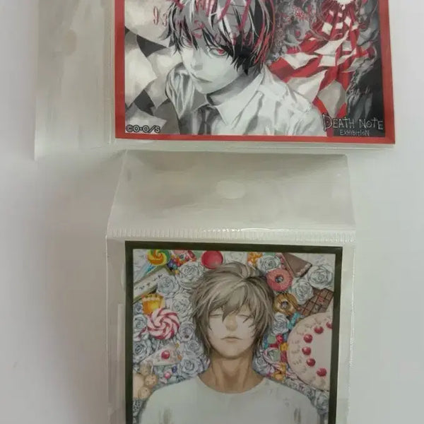 [BUNJANG] Death Note Original Exhibition Sticker Set (L, Light) / 데스노트 원화전 스티커 엘 라이토 일괄 양도