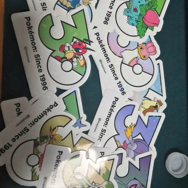 [BUNJANG] Pokemon 30th Anniversary Stickers / 포켓몬스터 스티커 30주년 기념 스티커