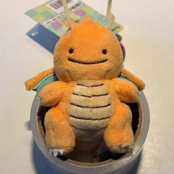 [BUNJANG] Pokemon Transform Ditto Dragonite Carabiner Mascot Keychain / 포켓몬 변신 메타몽 망나뇽 카라비너 마스코트 키링