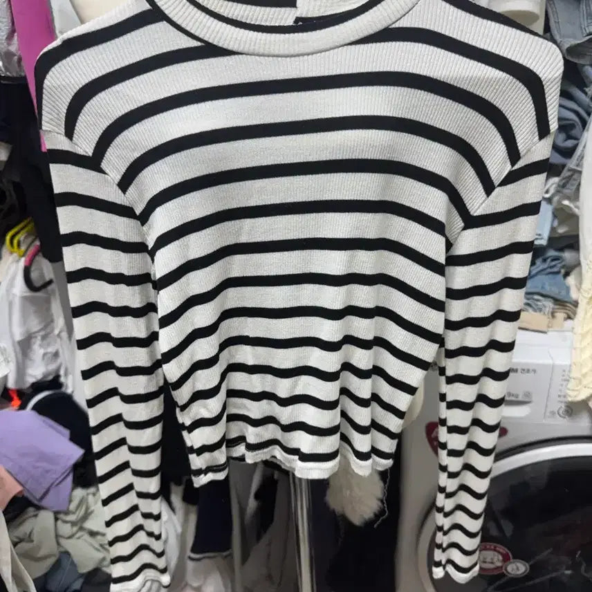 [BUNJANG] Basic Ribbed T-Shirt / 기본단가라티