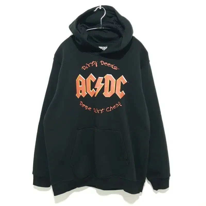 [BUNJANG] ACDC Dirty Deeds Fleece Lined Hoodie / ACDC Dirty deeds  기모 후드 티 LL