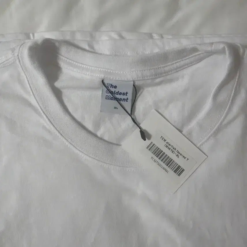 [BUNJANG] The Coldest Moment Starfish Layered Short Sleeve T-Shirt / 더콜디스트모먼트 starfish 레이어드 반팔