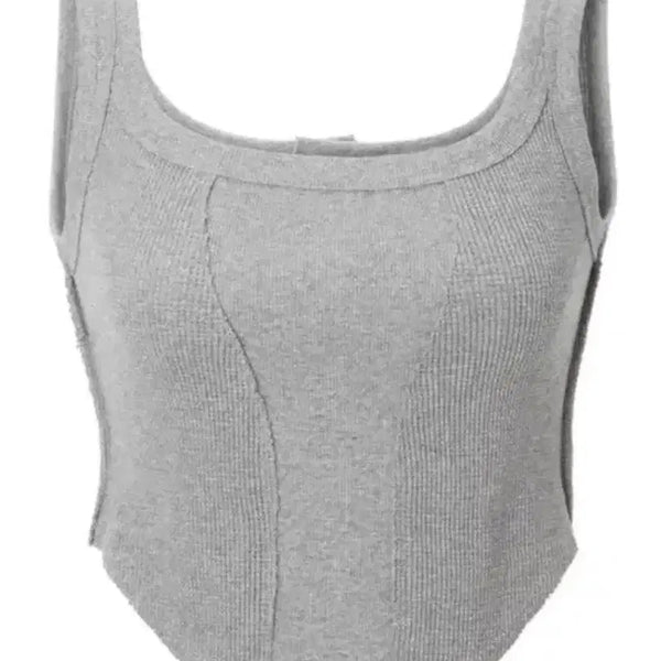 [BUNJANG] Threetimes Corset Top Grey / Threetimes corset top 그레이