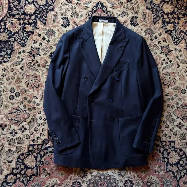 [BUNJANG] Gant by Michael Bastian Double-Breasted Jacket Navy Men's 100 / 간트 네이비 더블브레스티드 자켓 By마이클바스티앙 남성100