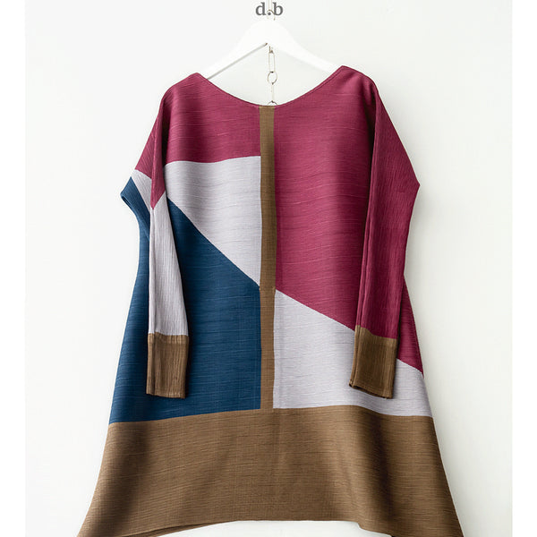 [BUNJANG] Art Loose Pleats Blouse / 아트 루즈 플리츠br