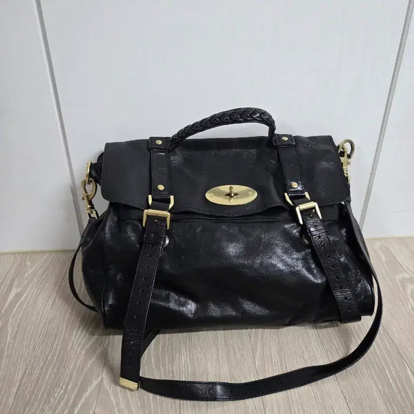 [BUNJANG] Mulberry Alexa Bag Black Leather / 멀버리 알렉사 백