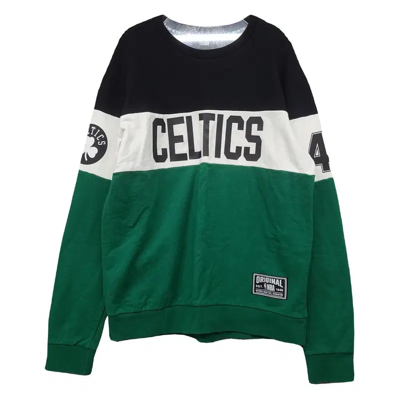 [BUNJANG] NBA Boston Celtics Green Cotton Logo Sweatshirt L / 엔비에이 보스턴 셀틱스 그린 코튼 로고 맨투맨 L
