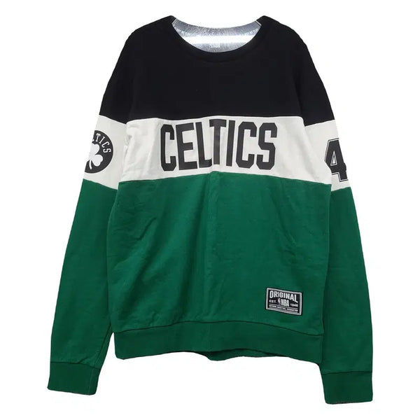 [BUNJANG] NBA Boston Celtics Green Cotton Logo Sweatshirt L / 엔비에이 보스턴 셀틱스 그린 코튼 로고 맨투맨 L