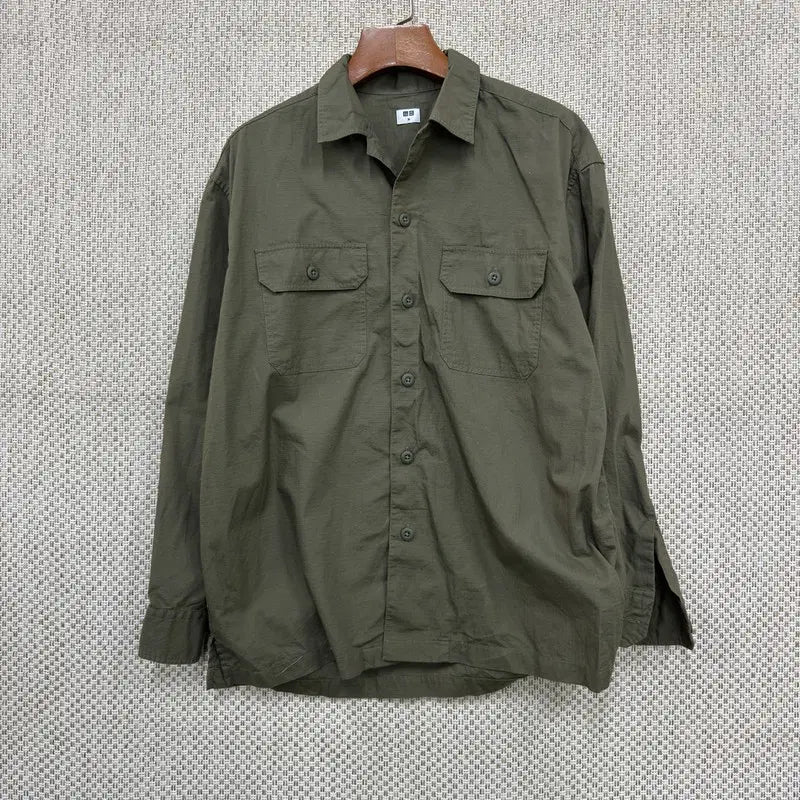 [BUNJANG] Uniqlo Shirt Jacket M / 유니클로 셔츠 자켓 M H02524